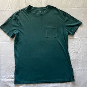 GAP Teal Crew Neck Pocket T